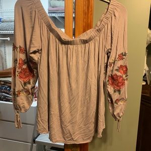 Off the shoulder top